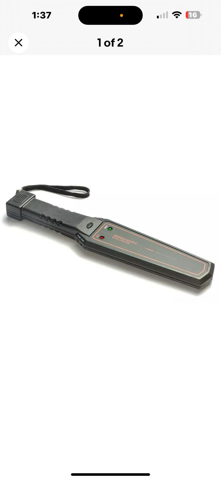 Original Hand Held Metal Detector